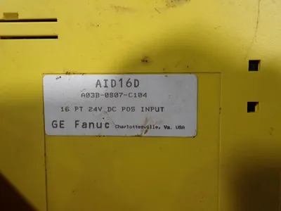 Used FANUC A03B0807C104 AID16D, A03B0807C161 Input / Output Modules | HGR 24 #733412