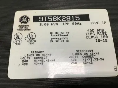 USED GENERAL ELECTRIC 9T58K2815