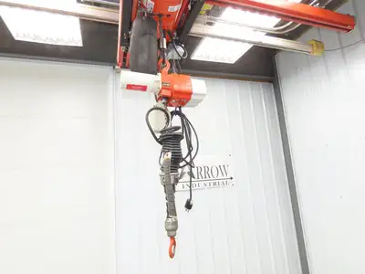 Harrington ED525DA 1/4 Ton 525lb Electric Chain Hoist 5' Lift 10-44FPM 1Ph 115V