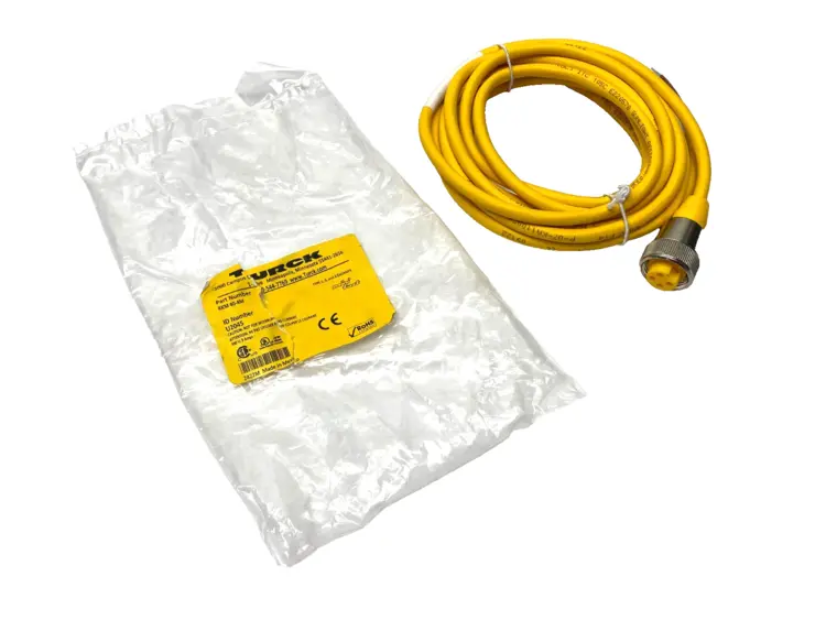 New | in-Stock Turck Minifast Connector Cordset 7/8"-16UN Female 4-Pin 4m U2045 Disconnects Michigan US | Maverick Industrial Sales #1391299