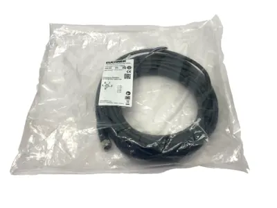 New | in-Stock Euchner Connecting Cable M12 5-Pin 10m 100184 Cable & Wire Michigan US | Maverick Industrial Sales #1391296