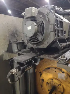 220 TON AIDA MODEL #NCI-200(2) GAP FRAME PRESS, 12.59" STROKE: STOCK #22210