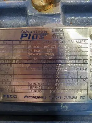 NEW TECO-WESTINGHOUSE APH1/506TE5