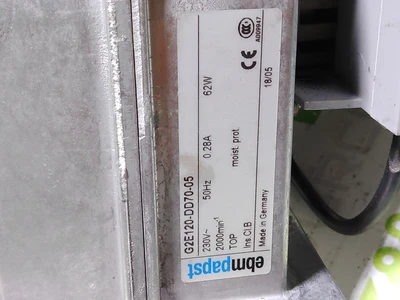 EBMPAPST CENTRIFUGAL FAN G2E120-DD70-05 230V