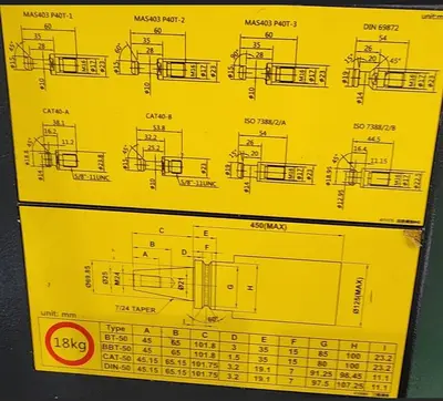 Used 2016 VISION WIDE NF-8223 Gantry Machining Centers (incld. Bridge & Double Column) Georgia US | Shub Machinery #469027