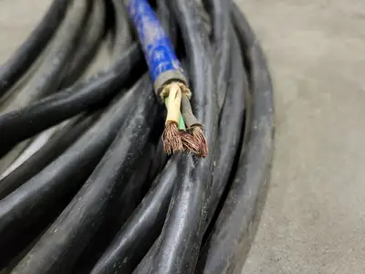SOOW Power Cord 14 AWG 3 Conductor 600V w/ Receptacle 15A 125V