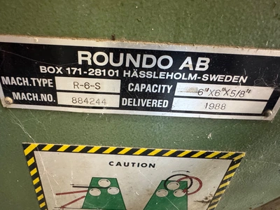 1988 ROUNDO R-6-S Angle Roll | Kempler Machinery (9)