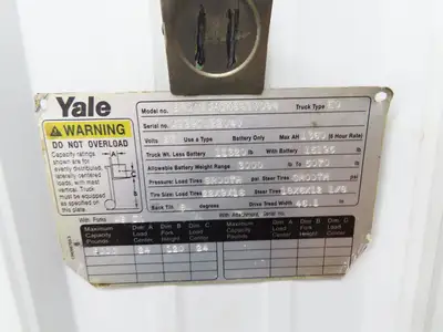 Yale 2000045248N Forklift Hydraulic Power Steering Pump & Motor Off ERC080HD