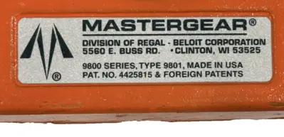 NEW MASTERGEAR 9801