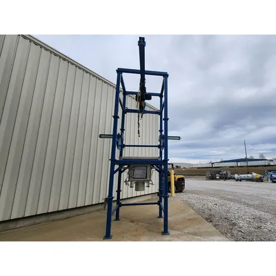 New Carolina FIBC Super Sack Bulk Bag Unloader Discharge Station w/ Demag Hoist