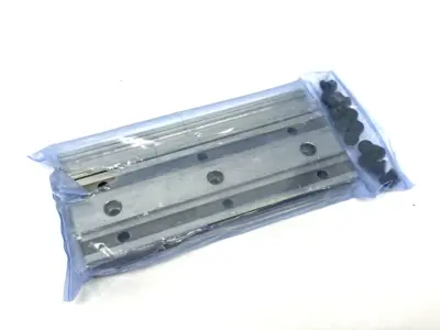 NEW BOSCH REXROTH BALL RUNNER GUIDE RAIL PKG OF 4 W/ CAPS