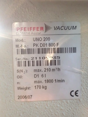 Used _UNKNOWN_ _UNKNOWN_ Vacuum Pumps Ohio US | Federal Equipment Company #1553361