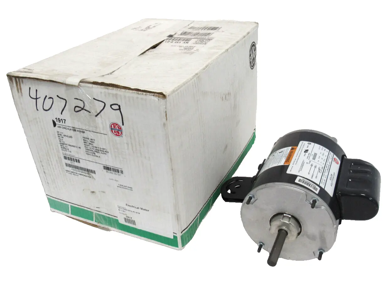NEW US MOTORS 1917 MOTOR 115V 1/4HP 48YZ 1075/2