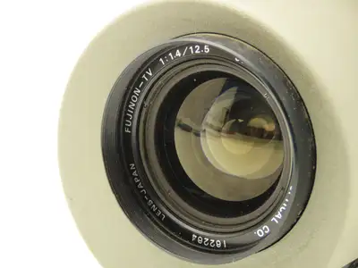Motorola Mocam Vintage Surveillance Camera with Fujinon Lens CF12.5A-SND-M