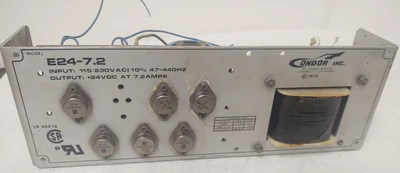 🔥 Condor E24-7.2 Power Supply INPUT: 115/230VAC / OUTPUT: 24VDC 7.2A