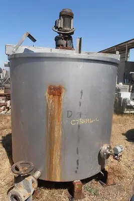 Tank, 750 Gallon, S/st, Agit, 3 HP, (4) #C735196