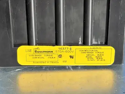 NEW BUSSMANN 16377-1