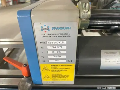 Used PFANKUCH VP 7506-2 Horizontal Side Sealers Illinois US | Aaron Equipment #87219
