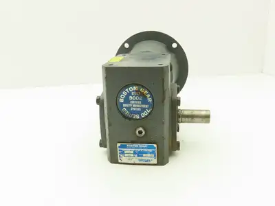 Boston Gear RF718-15 B5 G Worm Gearbox 15:1 Reducer 0.91Hp 117rpm 56C LH Output