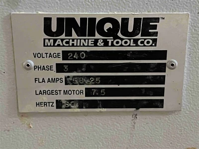 Used UNIQUE 325 Woodworking Combination Machines California US | MachineryMax #1321446