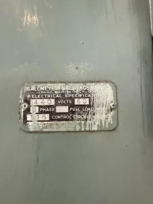 USED GALLMEYER & LIVINGSTON 660