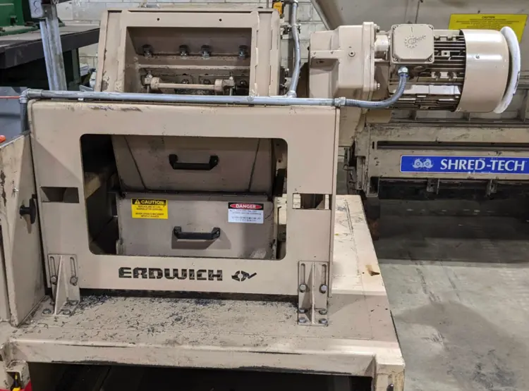 Used 2016 ERDWICH M600/1 - 400 Dual Rotor or Single Rotor Shredders Illinois US | Alan Ross Machinery #1834