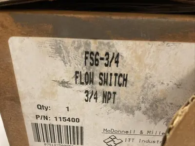 New | in-Stock MCDONNELL & MILLER FS6-3/4 Pressure Switches Ohio US | Surplus Asset Holdings #1225940
