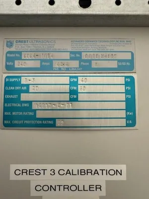 2011 CREST COC4-1016 Ultrasonic Washers and Cleaning Systems | Machinery Resources International (29)