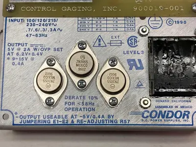 Used CONDOR 027-21354 Miscellaneous Equipment (Electrical & Power) | Surplus Asset Holdings #1202797