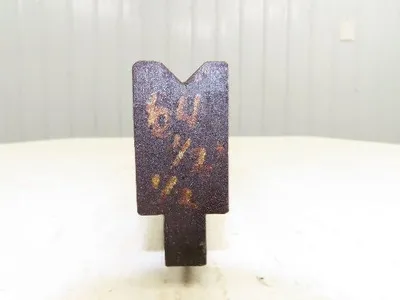 Press Brake Die 84-1/2" Long 90° V 1/2" W 1/4" D 1-3/4" H 1/2" Tang