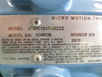USED Micromotion 2700 C12 BB UEZZZ