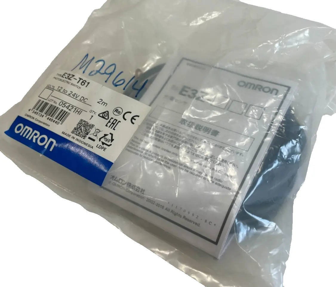NEW OMRON E32-T61 PHOTO ELECTRIC SWITCH 12-24VDC E32T61