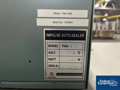 USED TEW TEW Impulse Autosealer, Model TISA-625
