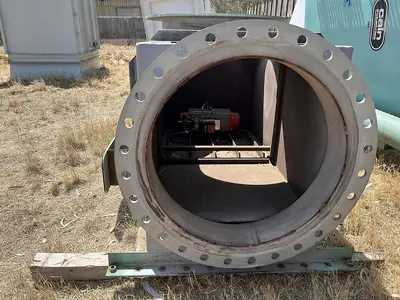 Heat Exchanger, Air, 2,528 SF, 550 deg F, Cain Industries #S744457