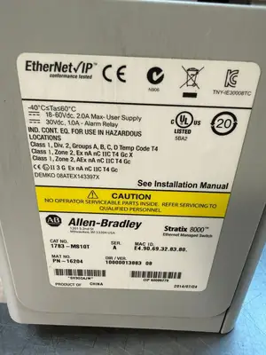 Allen-Bradley 1783-MS10T /A Stratix 8000 16204 (3.1.3)