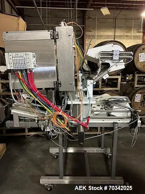 Used Wild Goose-Meheen 6-Head Inline Bottle Filler – 12oz Bottles, 40 BPM