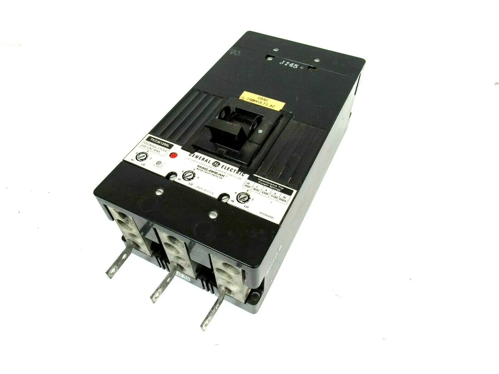 NEW GENERAL ELECTRIC TKC361200L CIRCUIT BREAKER 1200A 600V 3P
