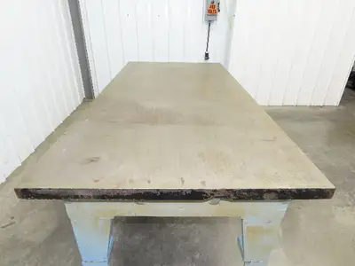 Vintage Precision Steel Welding Layout Table 72x36" Cast Iron 1-11/16" Thick Top