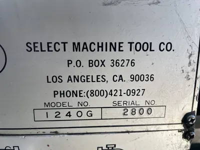 SELECT 1240G LATHES, ENGINE | Wheeler Machinery Sales (2)