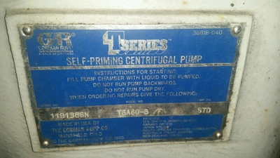 Gorman Rupp T6A60-B Self Priming Centrifugal Pumps