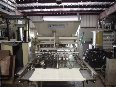 USED HINDS-BOCK MULTI-LANE MUFFIN BATTER DEPOSITING LINE