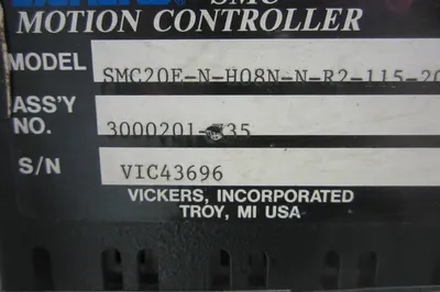 VICKERS SMC20E-N-H08N-N-R2-115-20 MOTION CONTROLLER SMC20ENH08NNR211520