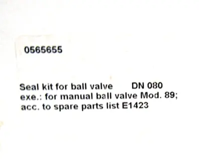 LOT OF 4 NEW PENTAIR 0565655 BALL VALVE SEAL KIT