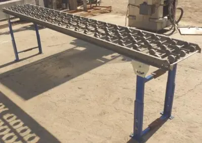 Conveyor, Skate Wheel, 18" x 10', Aluminum, 3" Spacing #S743246