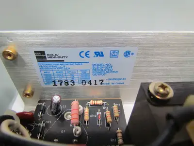 Sola Hoffman SLS-24-024T 1614CH 24VDC Regulated Power Supply in enclosure panel
