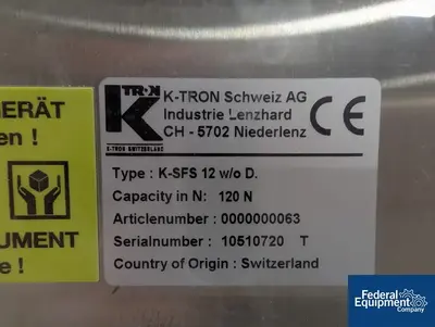 USED KTron KTron Micro Feeder, Model K-PH-CL-MT12
