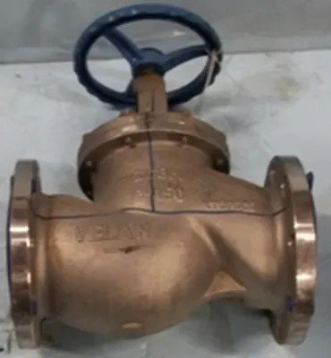QTY. 1. VELAN 6" 150 FLANGED RAISED FACE CF8M GLOB...