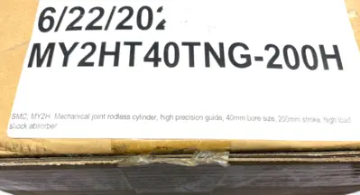 MY2HT40TNG-200H | SMC  Mechanical Joint High Precision Guide Cylinder 200mm Stroke - New