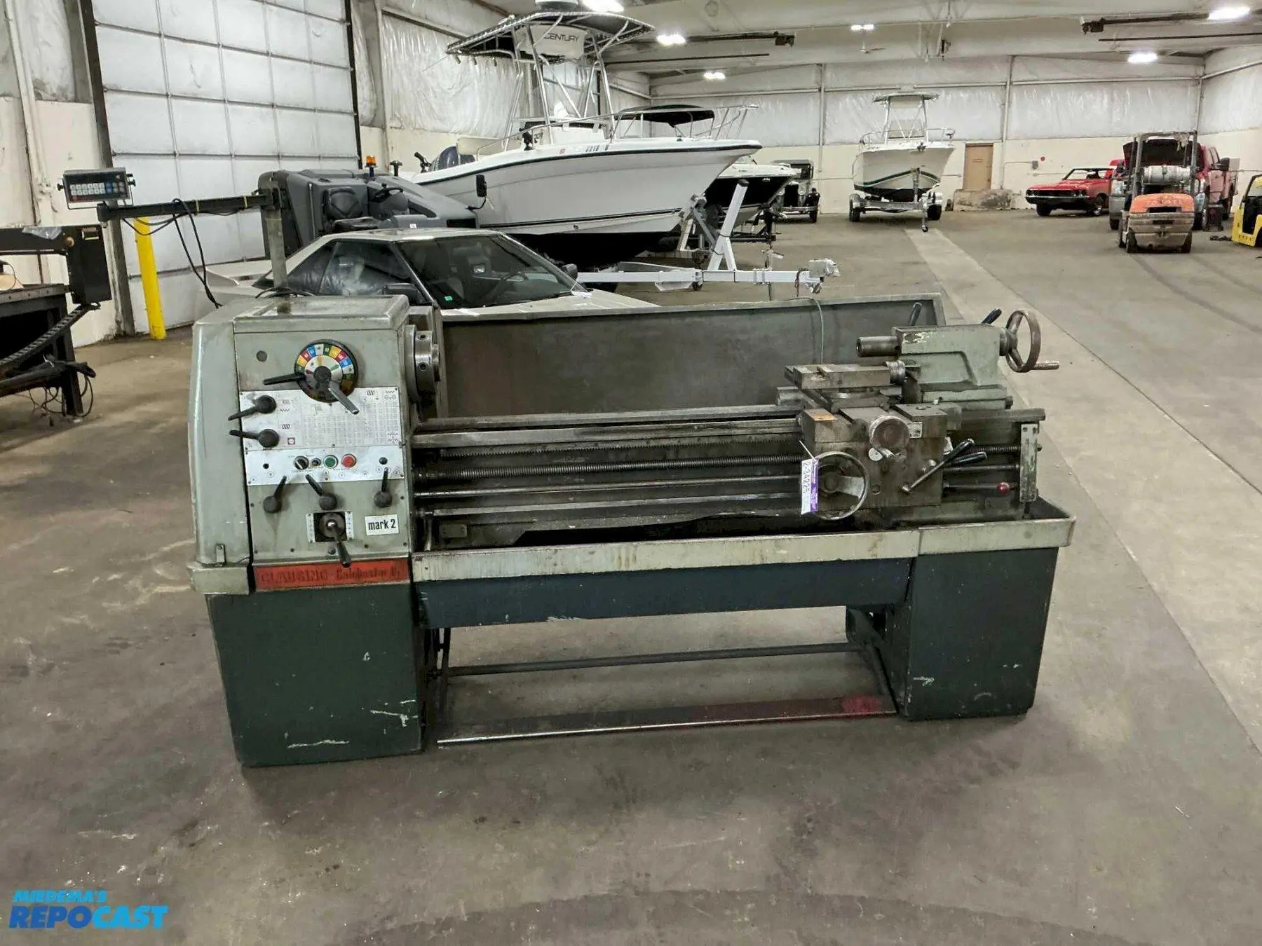 15" X 50" CLAUSING MODEL #15 COLCHESTER ENGINE LATHE: YOBRO #23986