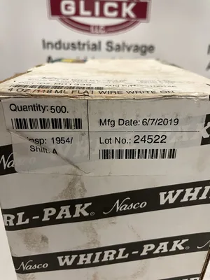 Nasco Whirl-Pak B01339 4oz Sample Bag 99100146 -NIB of 500
